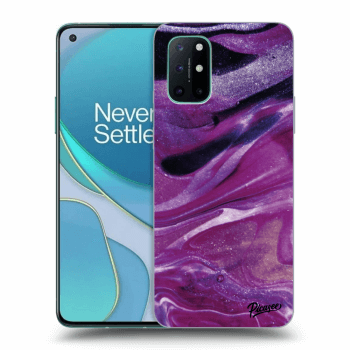 Maskica za OnePlus 8T - Purple glitter