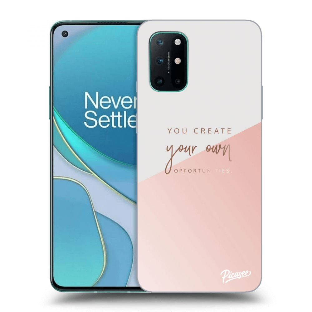 Picasee crna silikonska maskica za OnePlus 8T - You create your own opportunities