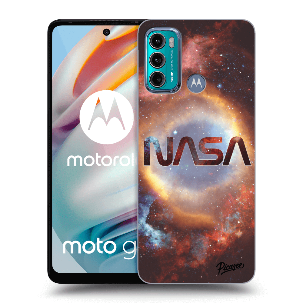 Picasee crna silikonska maskica za Motorola Moto G60 - Nebula