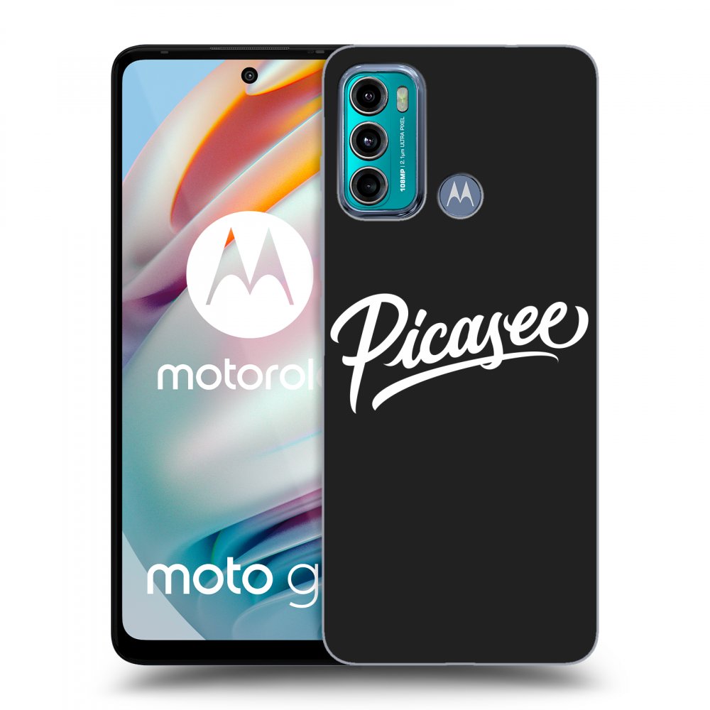 Picasee crna silikonska maskica za Motorola Moto G60 - Picasee - White