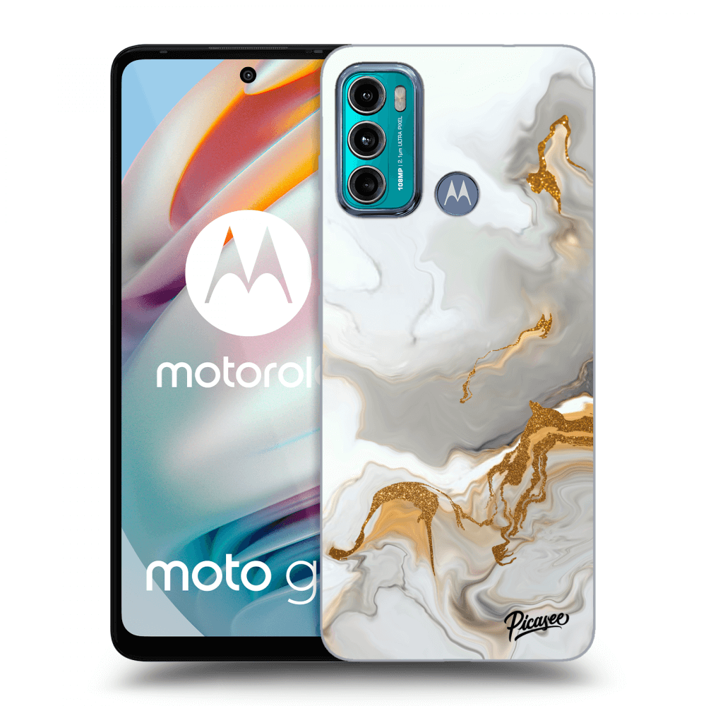 Picasee silikonska prozirna maskica za Motorola Moto G60 - Her