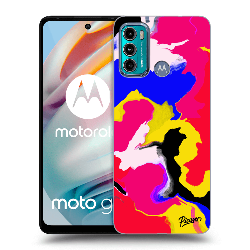 Picasee silikonska prozirna maskica za Motorola Moto G60 - Watercolor
