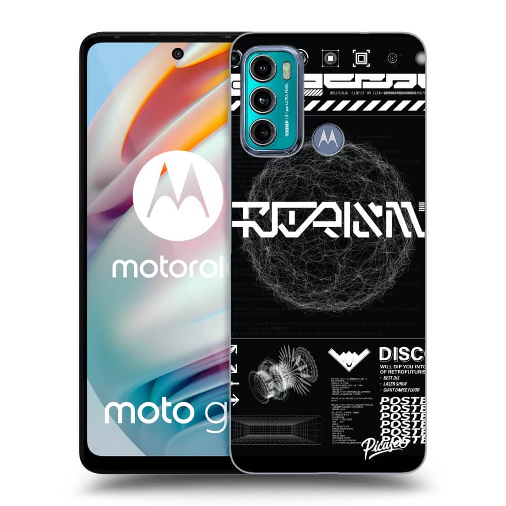Picasee crna silikonska maskica za Motorola Moto G60 - BLACK DISCO