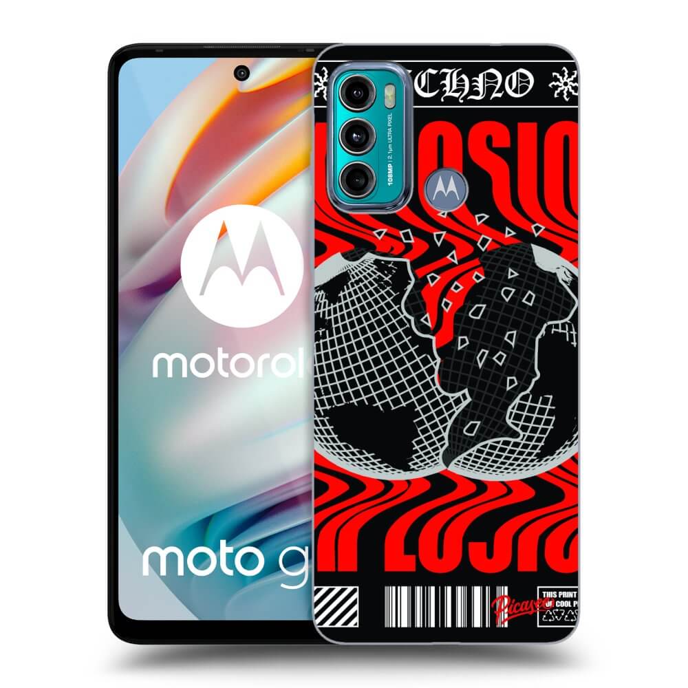 Picasee silikonska prozirna maskica za Motorola Moto G60 - EXPLOSION
