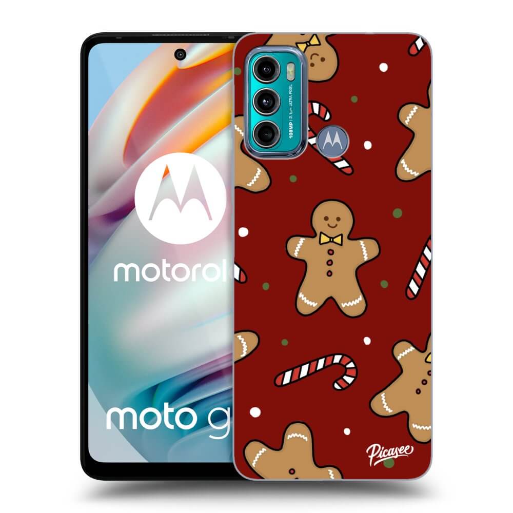 Picasee silikonska prozirna maskica za Motorola Moto G60 - Gingerbread 2