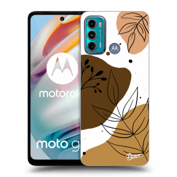 Picasee crna silikonska maskica za Motorola Moto G60 - Boho style