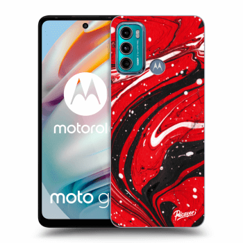 Maskica za Motorola Moto G60 - Red black