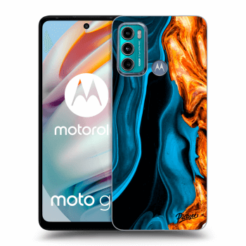 Maskica za Motorola Moto G60 - Gold blue