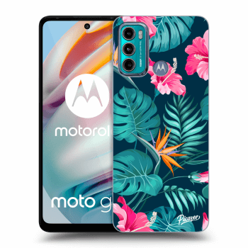 Maskica za Motorola Moto G60 - Pink Monstera