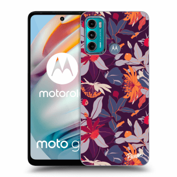 Maskica za Motorola Moto G60 - Purple Leaf