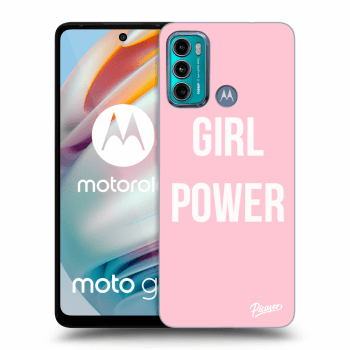 Picasee crna silikonska maskica za Motorola Moto G60 - Girl power