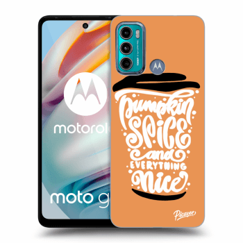 Maskica za Motorola Moto G60 - Pumpkin coffee
