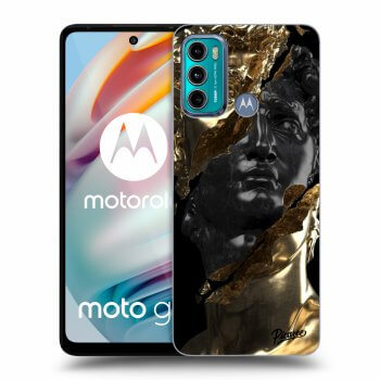 Maskica za Motorola Moto G60 - Gold - Black