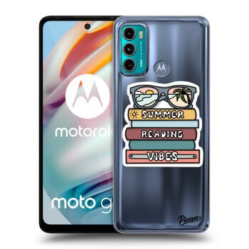 Picasee crna silikonska maskica za Motorola Moto G60 - Summer reading vibes