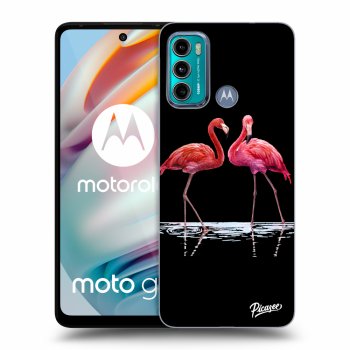 Picasee ULTIMATE CASE za Motorola Moto G60 - Flamingos couple