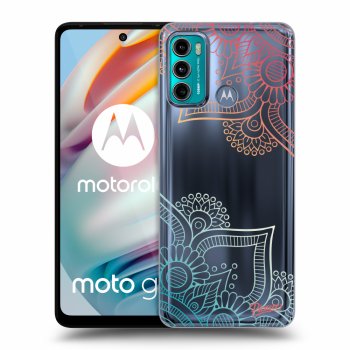 Picasee silikonska prozirna maskica za Motorola Moto G60 - Flowers pattern