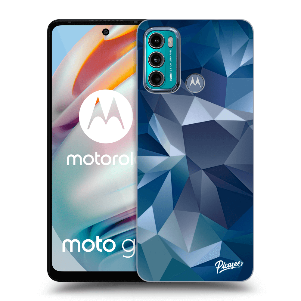 Picasee crna silikonska maskica za Motorola Moto G60 - Wallpaper