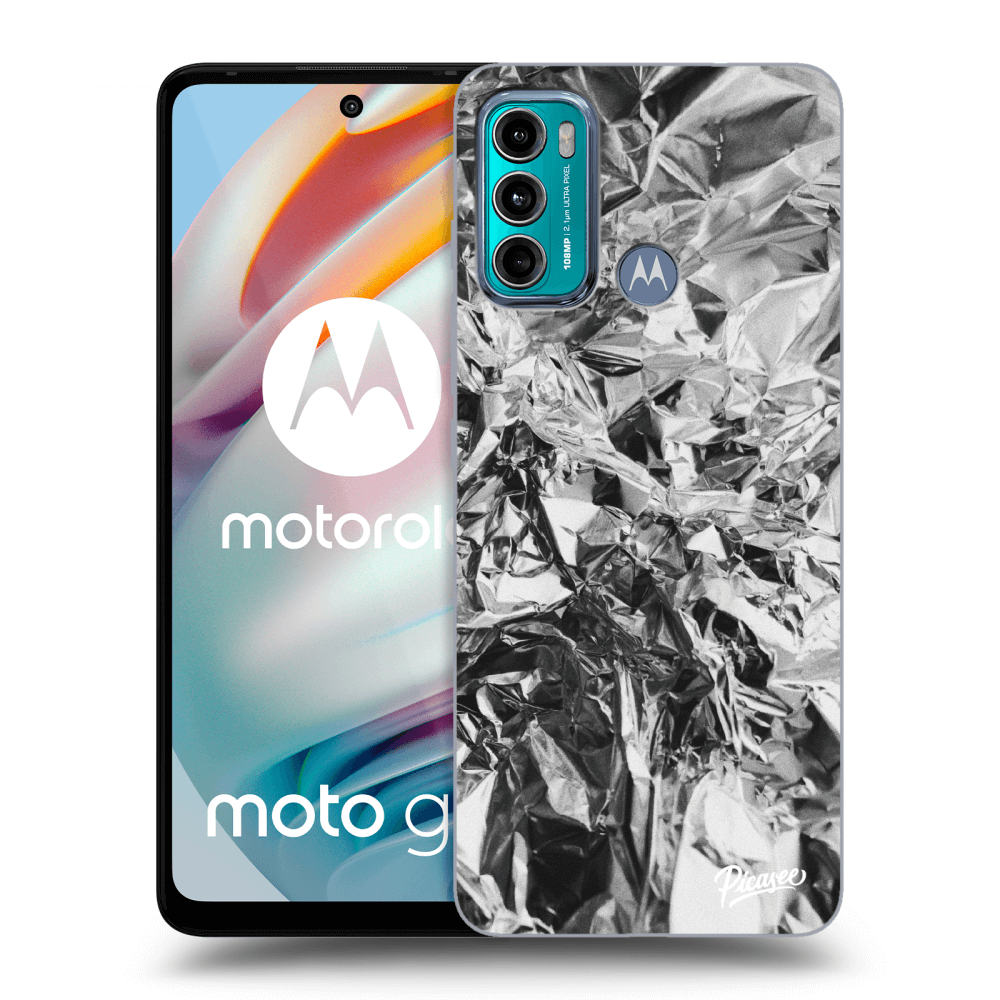 Picasee silikonska prozirna maskica za Motorola Moto G60 - Chrome