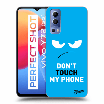 Maskica za Vivo Y72 5G - Angry Eyes - Blue