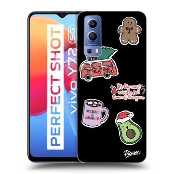 Maskica za Vivo Y72 5G - Christmas Stickers