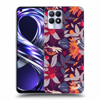 Maskica za Realme 8i - Purple Leaf