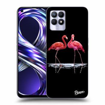 Maskica za Realme 8i - Flamingos couple