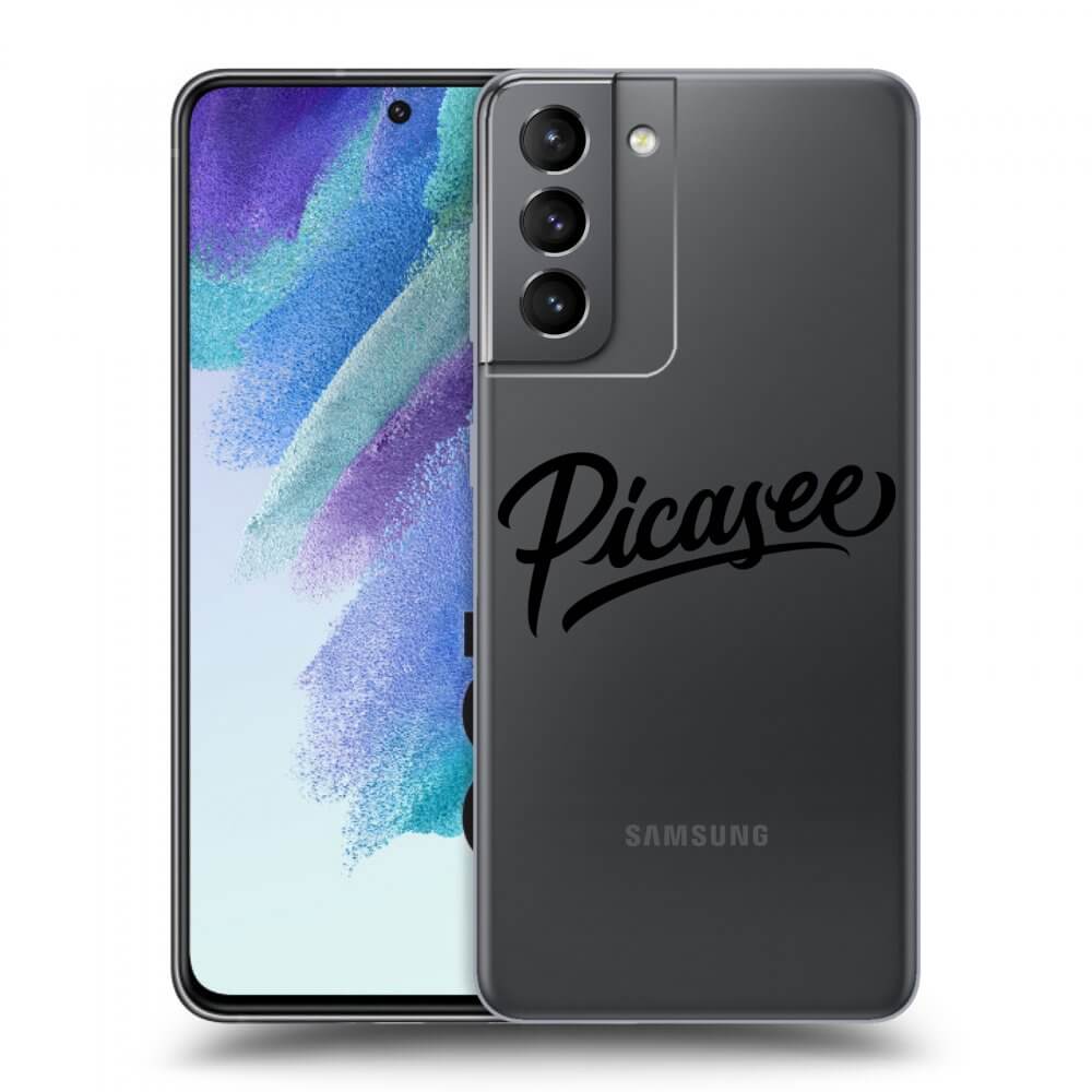 Picasee silikonska prozirna maskica za Samsung Galaxy S21 FE 5G - Picasee - black