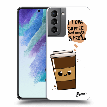 Maskica za Samsung Galaxy S21 FE 5G - Cute coffee