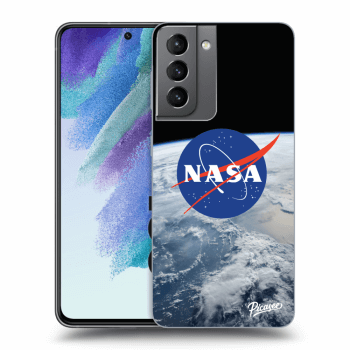 Picasee silikonska prozirna maskica za Samsung Galaxy S21 FE 5G - Nasa Earth