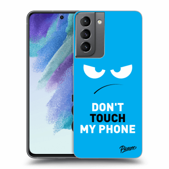 Maskica za Samsung Galaxy S21 FE 5G - Angry Eyes - Blue