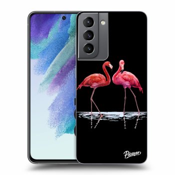 Maskica za Samsung Galaxy S21 FE 5G - Flamingos couple