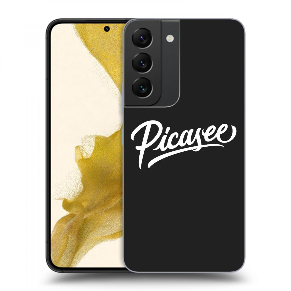 Picasee crna silikonska maskica za Samsung Galaxy S22 5G - Picasee - White