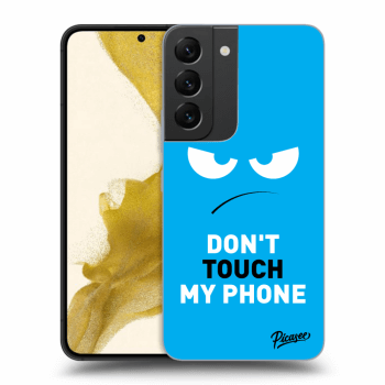 Maskica za Samsung Galaxy S22 5G - Angry Eyes - Blue