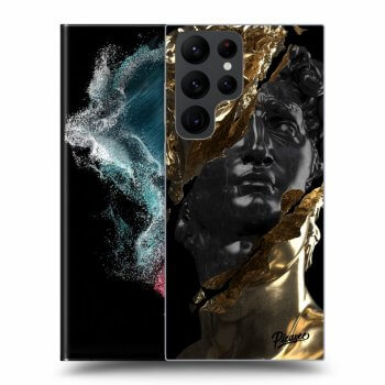 Maskica za Samsung Galaxy S22 Ultra 5G - Gold - Black