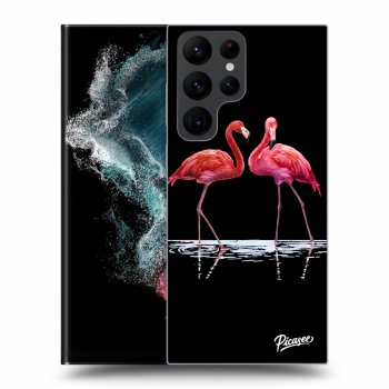 Maskica za Samsung Galaxy S22 Ultra 5G - Flamingos couple