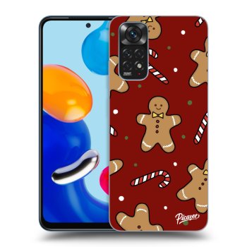 Picasee crna silikonska maskica za Xiaomi Redmi Note 11 - Gingerbread 2