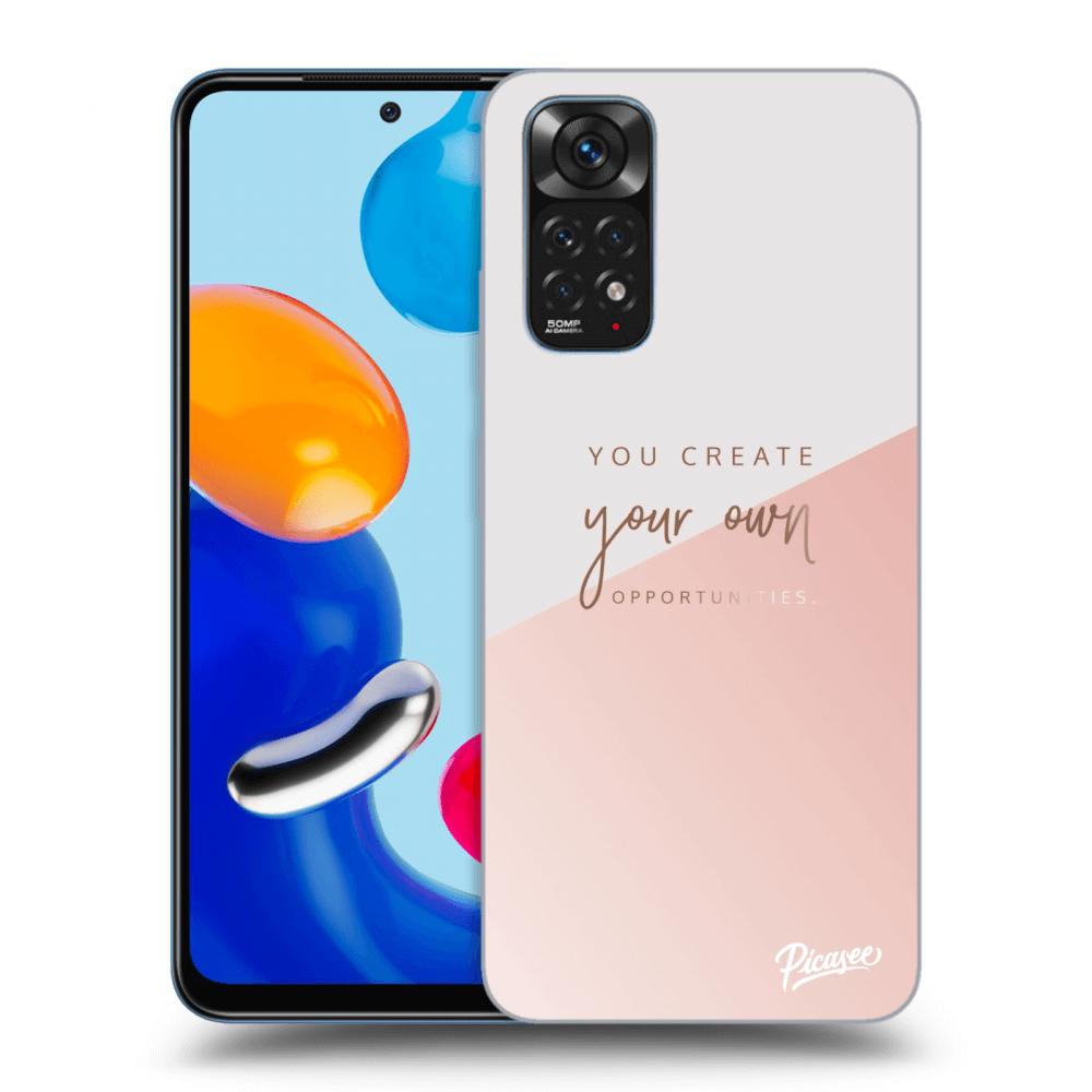 Picasee silikonska prozirna maskica za Xiaomi Redmi Note 11 - You create your own opportunities