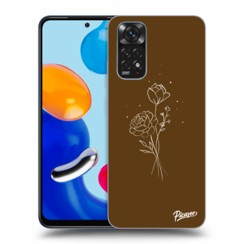 Picasee ULTIMATE CASE za Xiaomi Redmi Note 11S 4G - Brown flowers