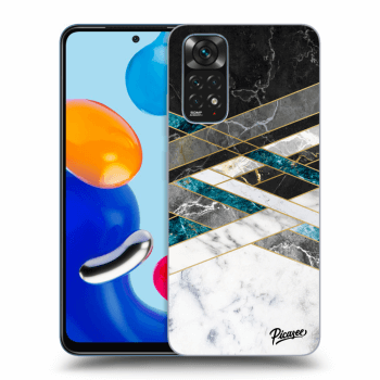 Maskica za Xiaomi Redmi Note 11S 4G - Black & White geometry