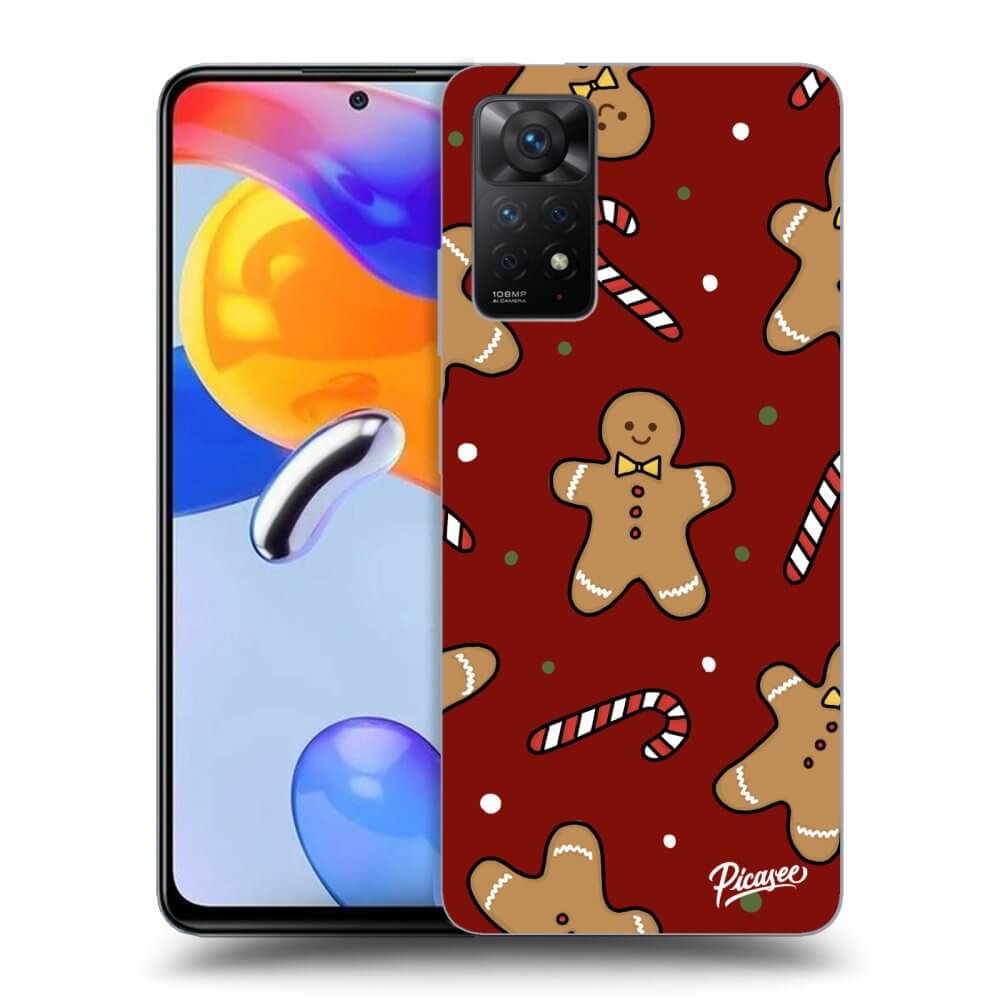 Picasee crna silikonska maskica za Xiaomi Redmi Note 11 Pro - Gingerbread 2