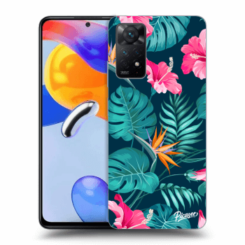 Maskica za Xiaomi Redmi Note 11 Pro - Pink Monstera