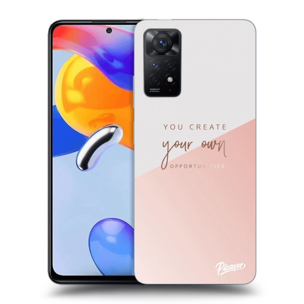 Picasee crna silikonska maskica za Xiaomi Redmi Note 11 Pro - You create your own opportunities