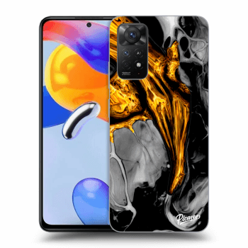 Maskica za Xiaomi Redmi Note 11 Pro 5G - Black Gold