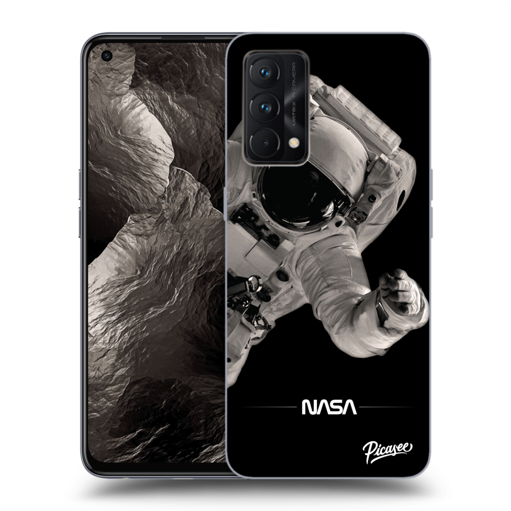 Picasee crna silikonska maskica za Realme GT Master Edition 5G - Astronaut Big