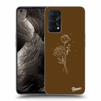 Picasee ULTIMATE CASE za Realme GT Master Edition 5G - Brown flowers