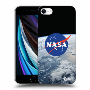 Picasee crna silikonska maskica za Apple iPhone SE 2022 - Nasa Earth