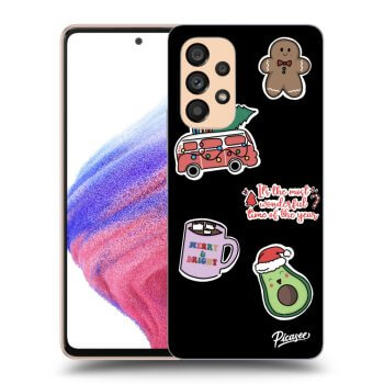 Maskica za Samsung Galaxy A53 5G - Christmas Stickers