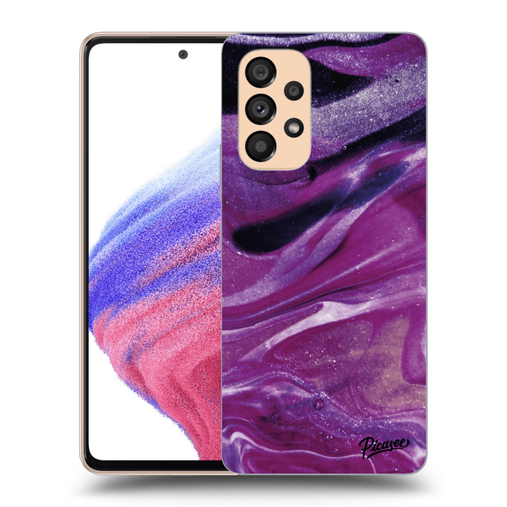 Picasee ULTIMATE CASE za Samsung Galaxy A53 5G - Purple glitter