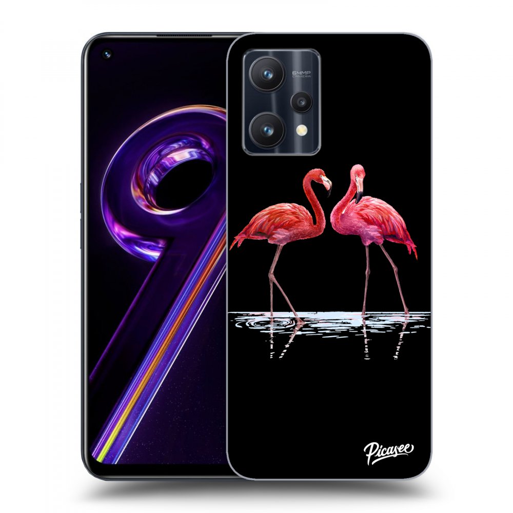 Picasee ULTIMATE CASE za Realme 9 Pro 5G - Flamingos couple