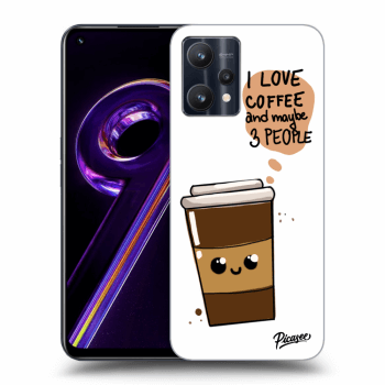 Picasee crna silikonska maskica za Realme 9 Pro 5G - Cute coffee